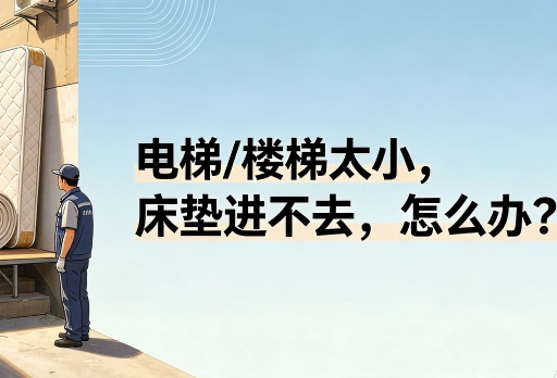 电梯/楼梯太小，床垫进不去，怎么办？-大发宝家居